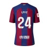 Maillot de Supporter FC Barcelone Eric 24 Domicile 2023-24 Pour Enfant